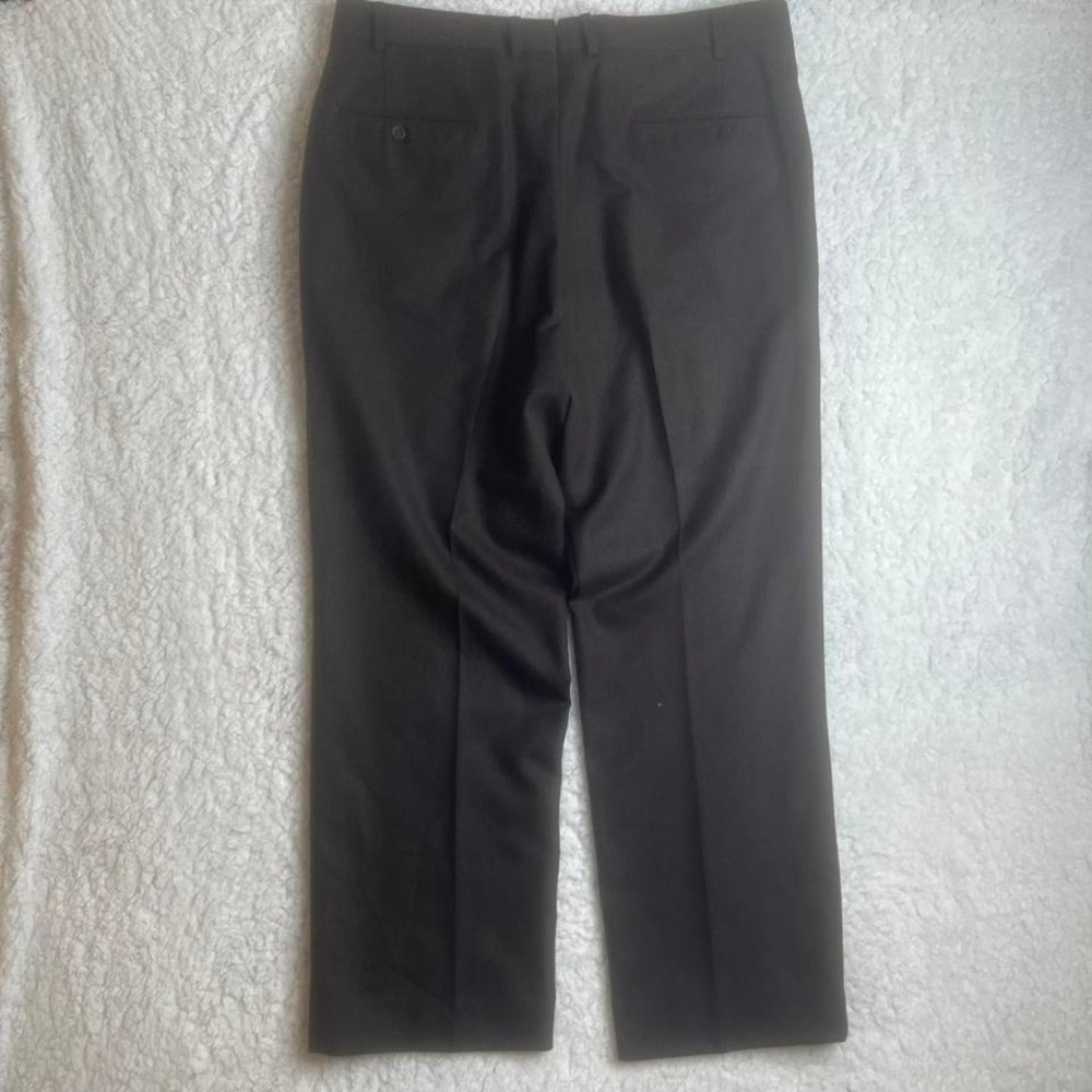 Vintage‎ 70s brown men's talon zipper brooks brothers pleated wool pants